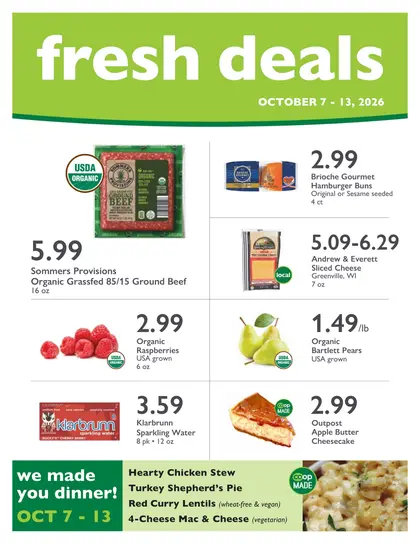 Outpost Natural Foods Indexed Weekly