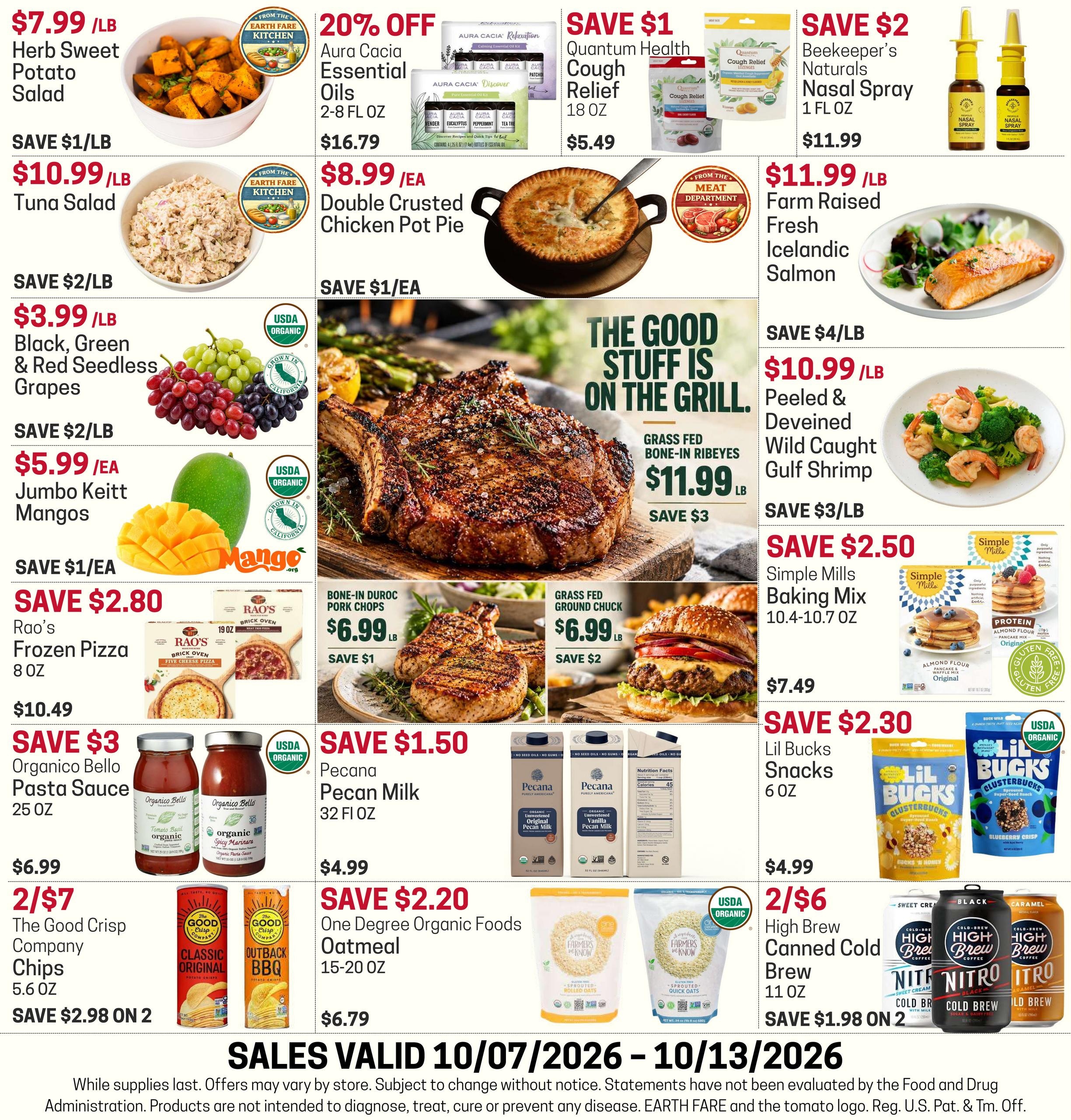 Earth Fare weekly ad page 1