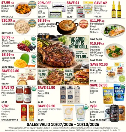 Earth Fare Indexed Weekly