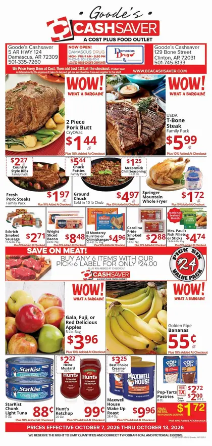 Goode's Cash Saver Indexed Weekly
