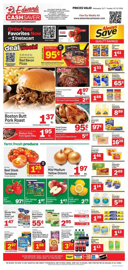 Edwards Cash Saver Indexed Weekly
