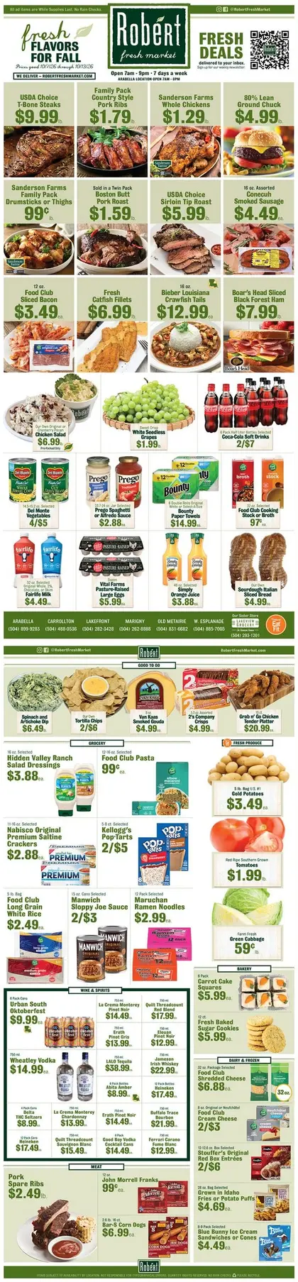 Robert Fresh Market Indexed Weekly