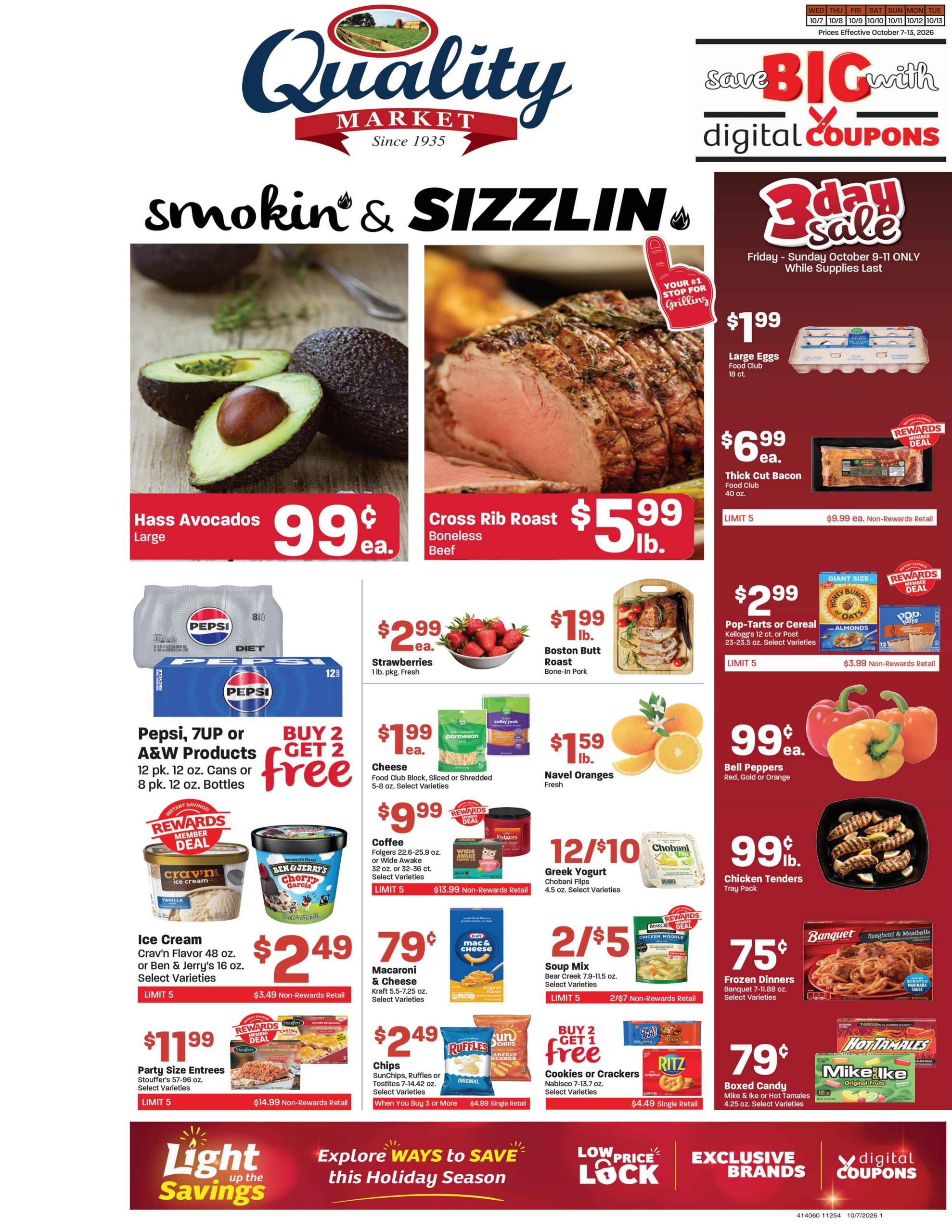 Quality Market - Delta weekly ad page 1