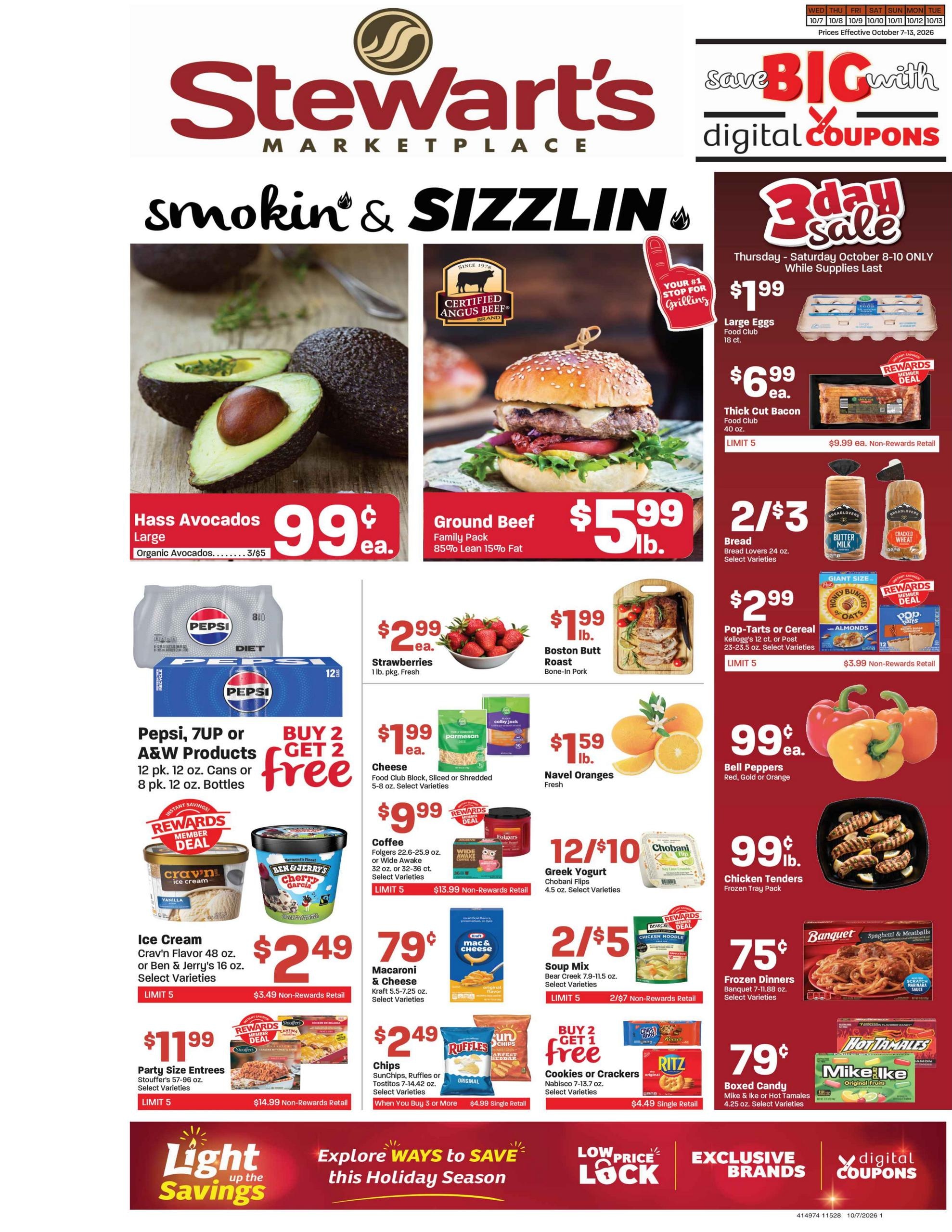 Stewart's Marketplace weekly ad page 1