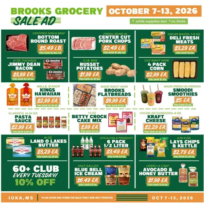 Brooks Grocery Indexed Bi-Weekly