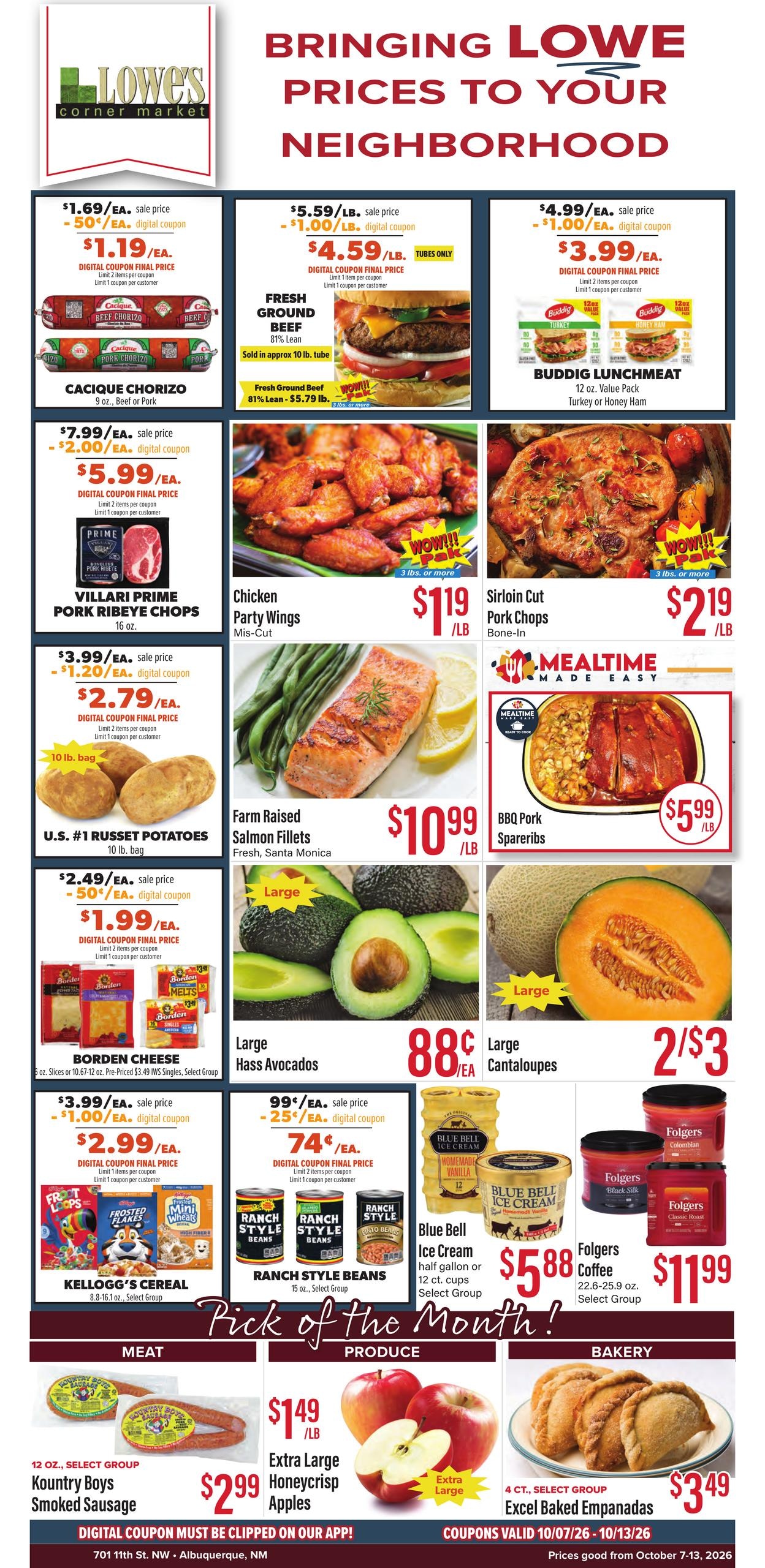 Lowe's Market weekly ad page 1