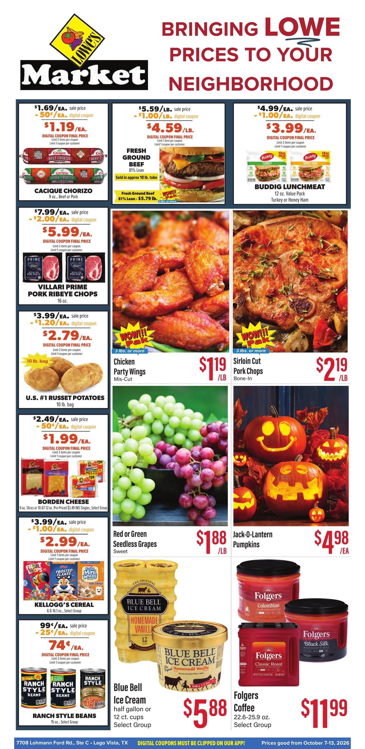 Lowe's Market weekly ad page 1