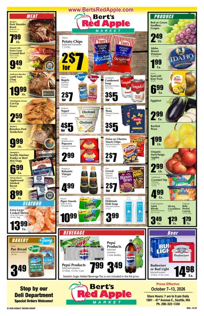 Bert's Red Apple Indexed Weekly