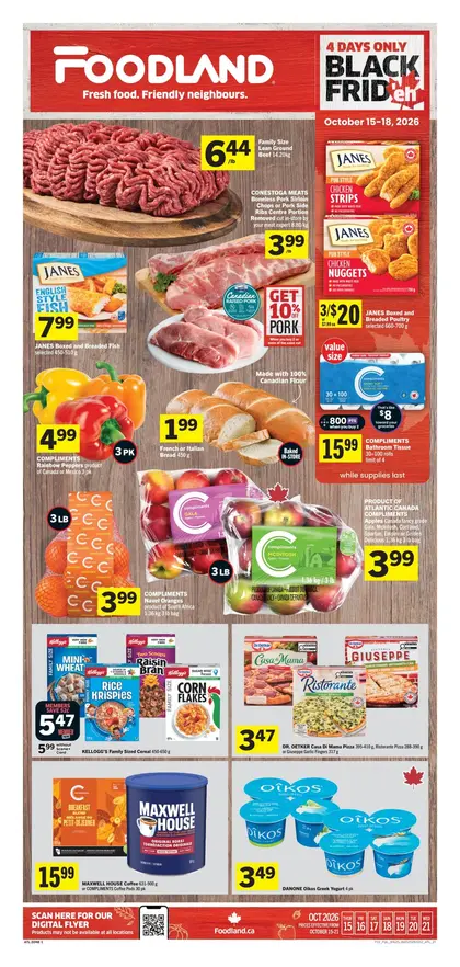 Foodland Weekly eFlyer 10/15 - 10/21