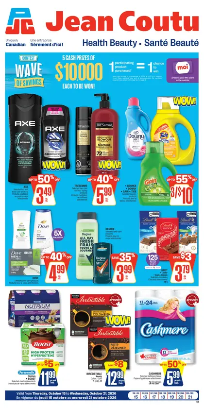 Jean Coutu Health & Beauty Flyer