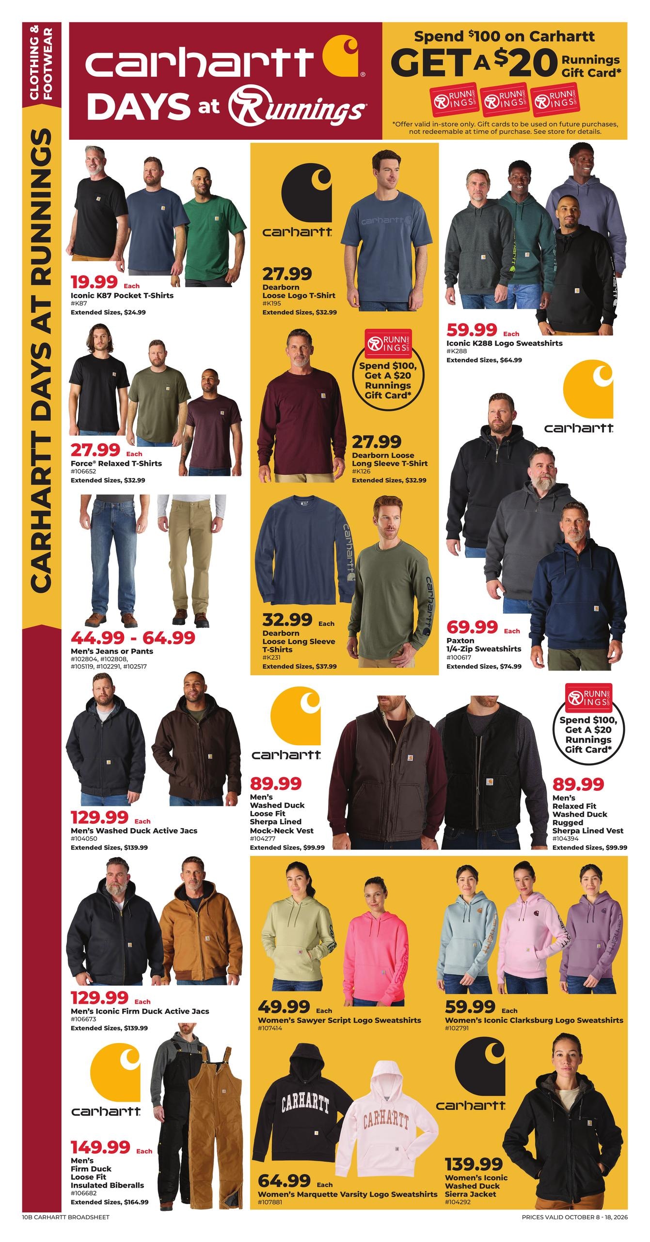 Runnings weekly ad page 1