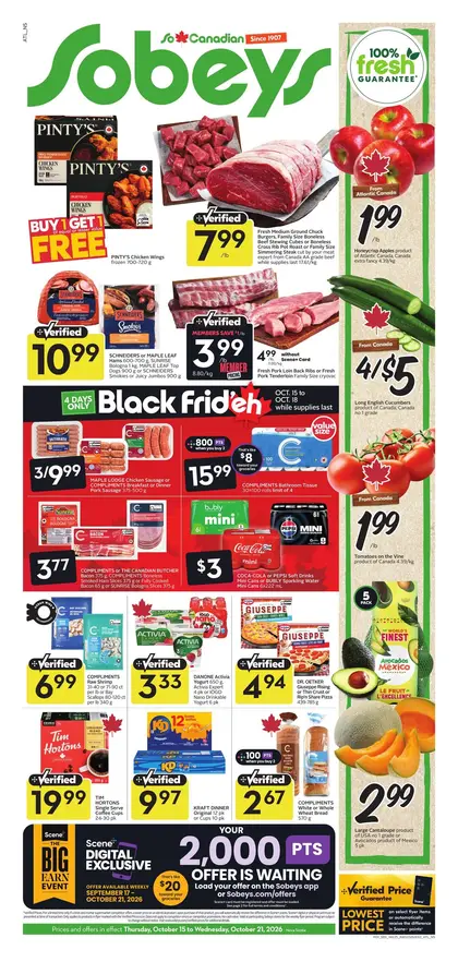 Sobeys Weekly eFlyer 10/15 -10/21