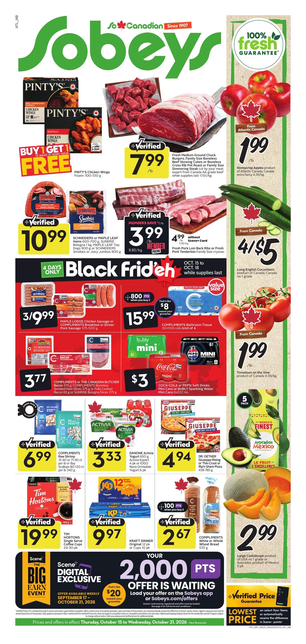 Sobeys flyer page 1