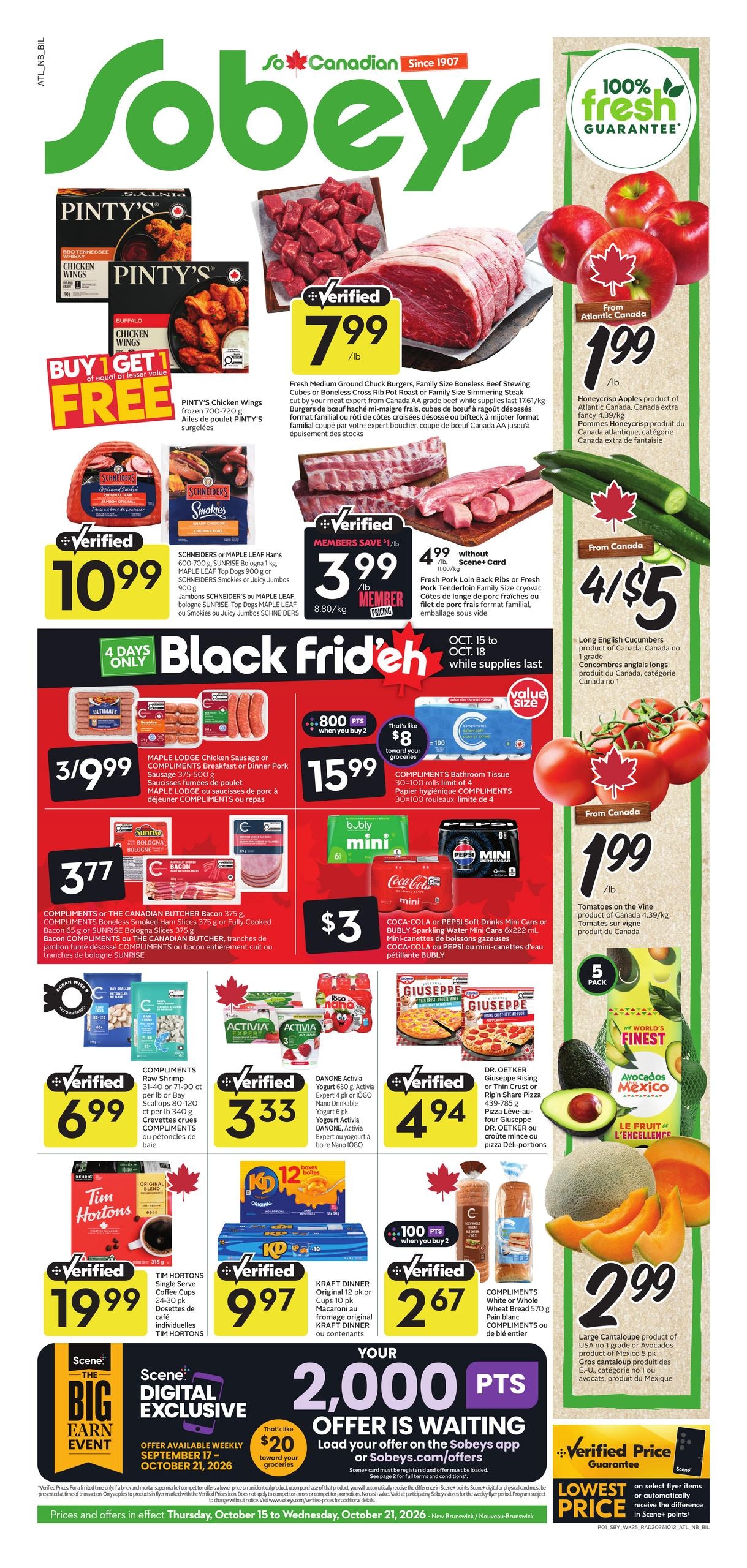 Sobeys flyer page 1