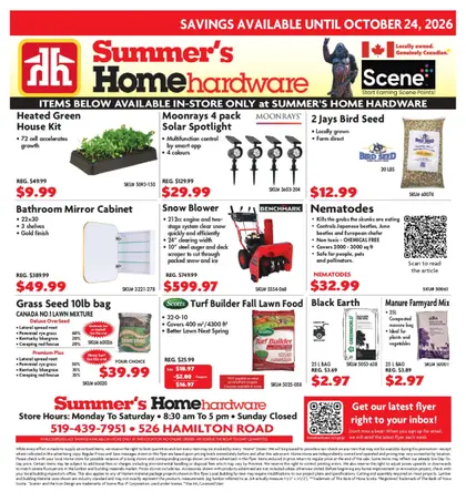 Home Hardware In-Store Deals