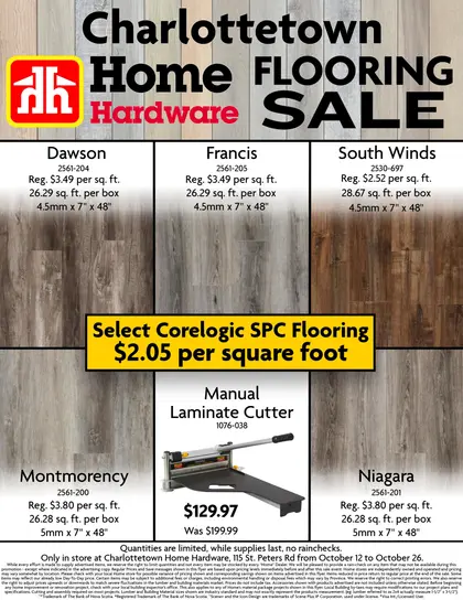 Home Hardware Flooring Sale