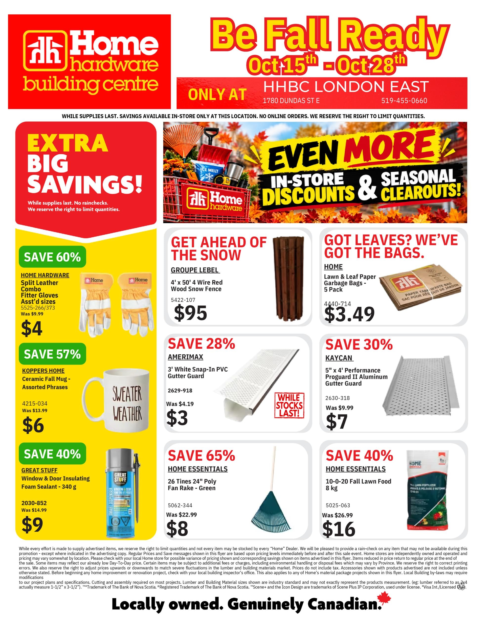 Home Hardware flyer page 1
