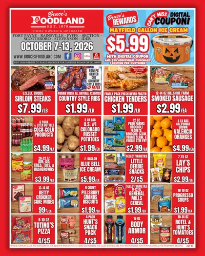 Bruce's Foodland Indexed Weekly