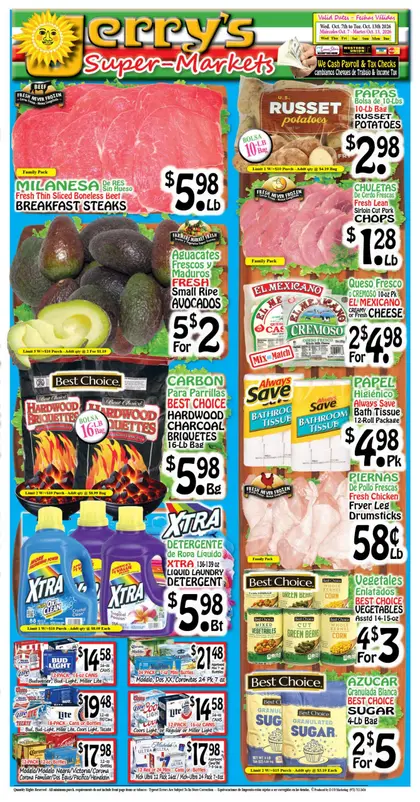 Jerry's Supermarkets Indexed Weekly