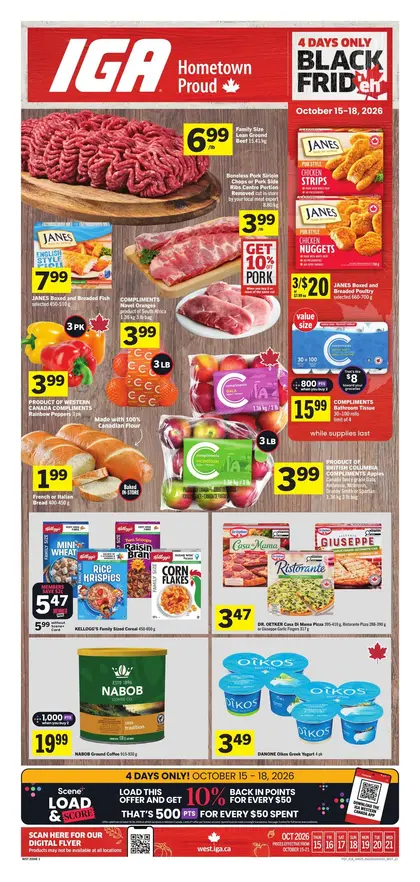 IGA Weekly eFlyer 10/15 - 10/21