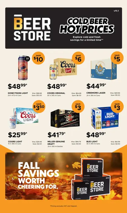The Beer Store Flyer