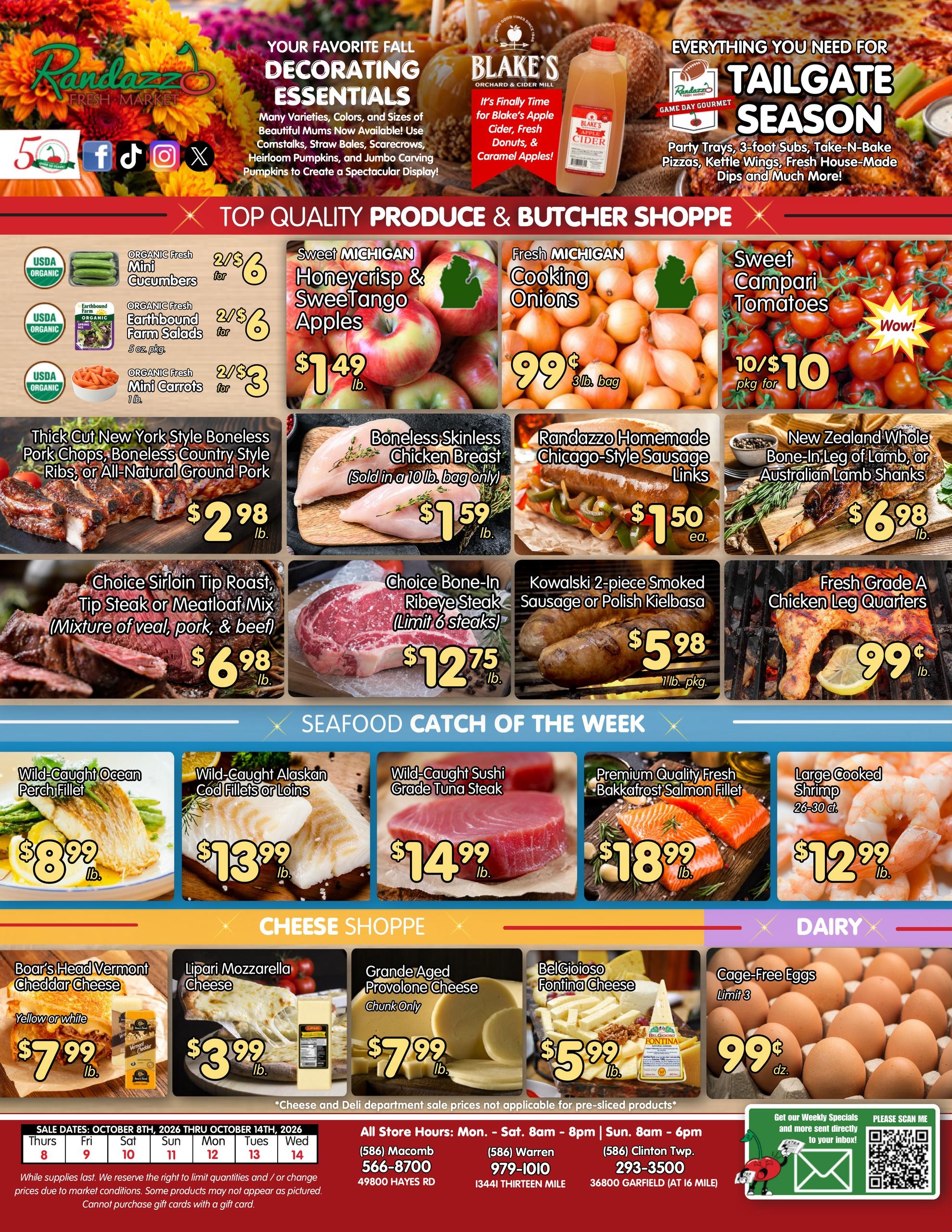 Randazzo Fresh Market weekly ad page 1