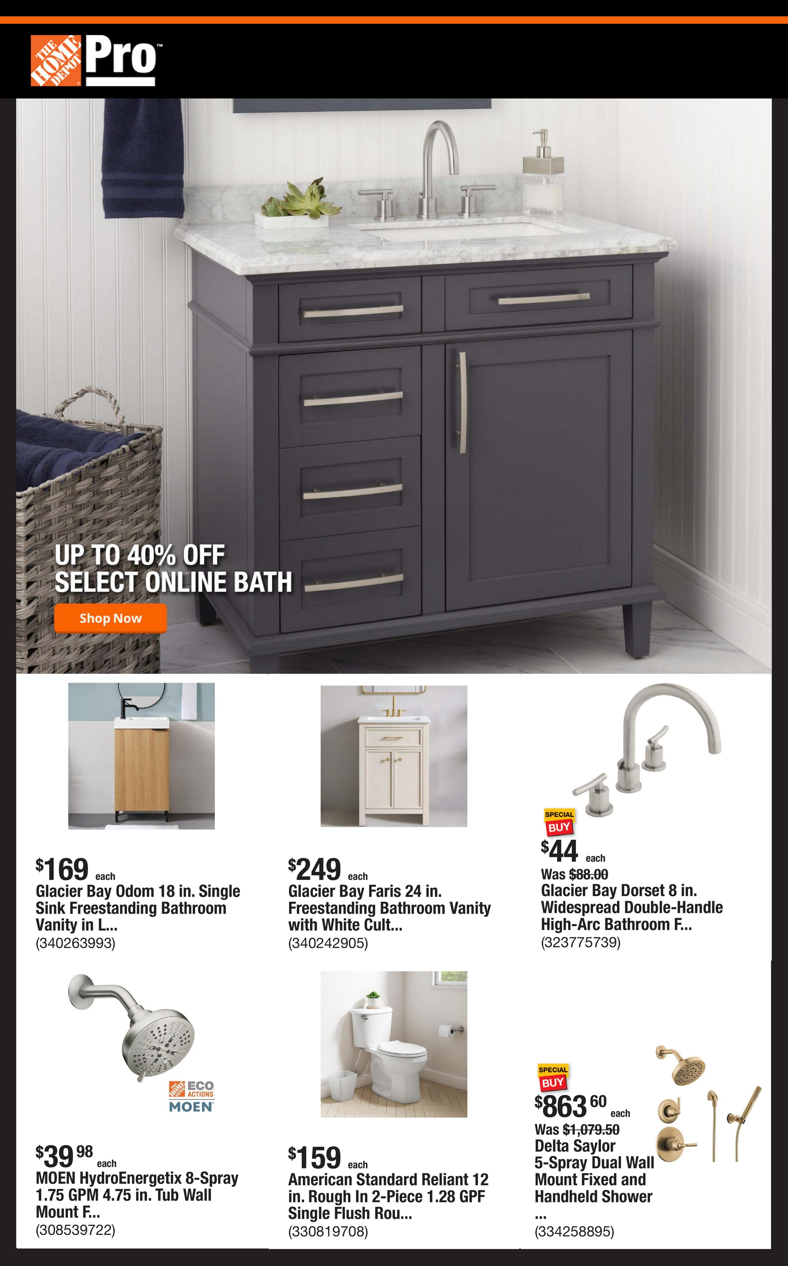 Home Depot weekly ad page 1