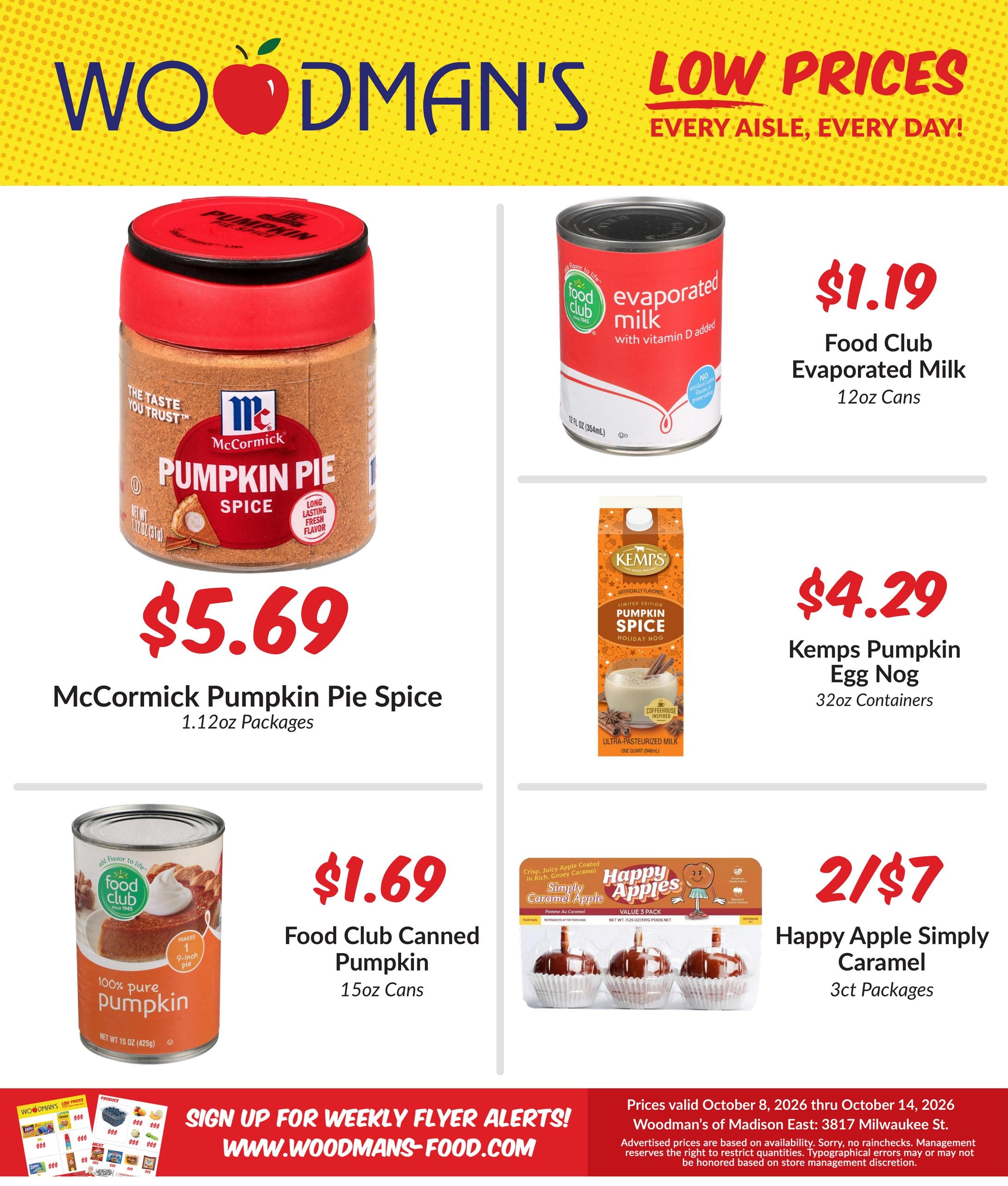 Woodman's Food Market weekly ad page 1