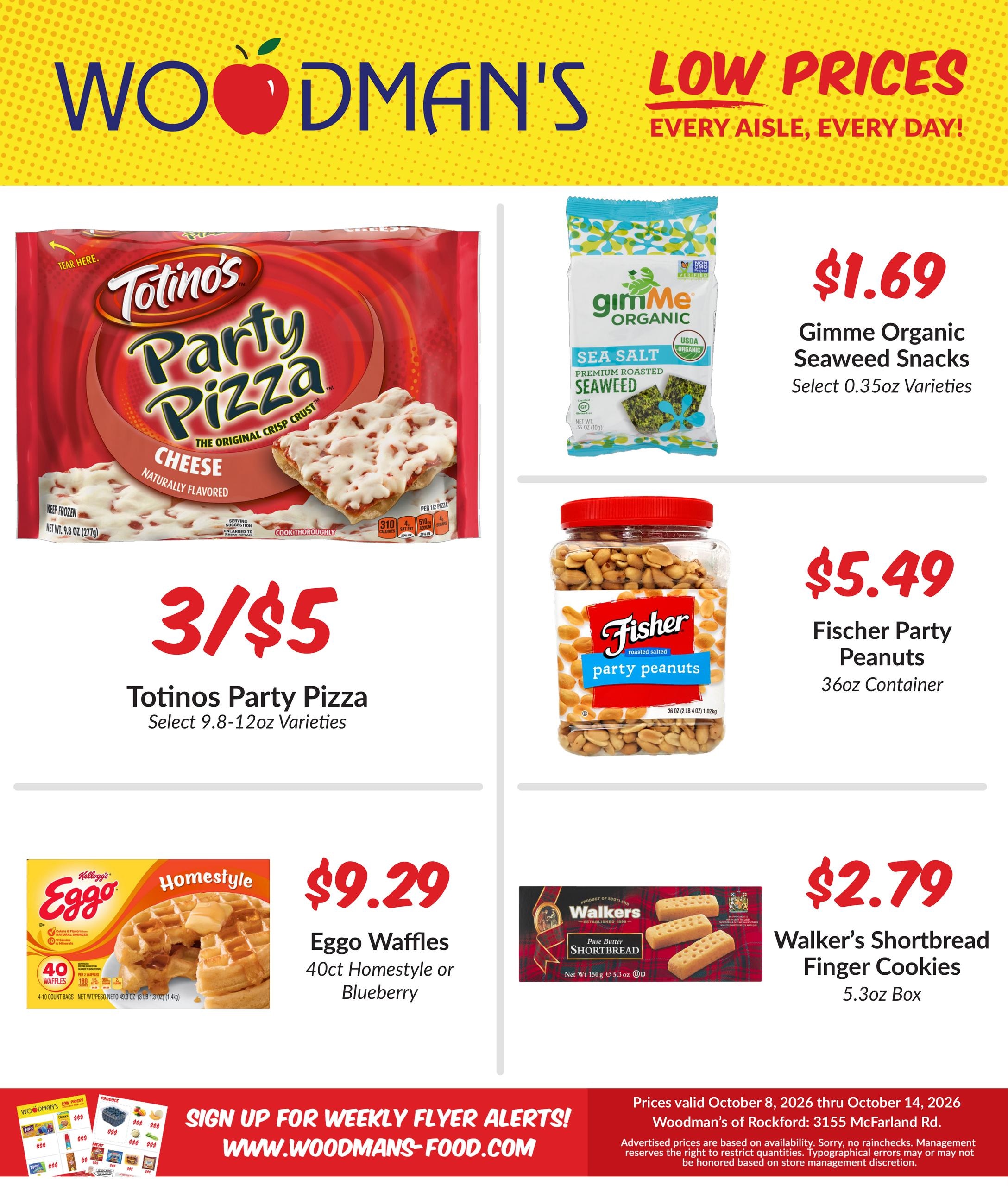 Woodman's Food Market weekly ad page 1