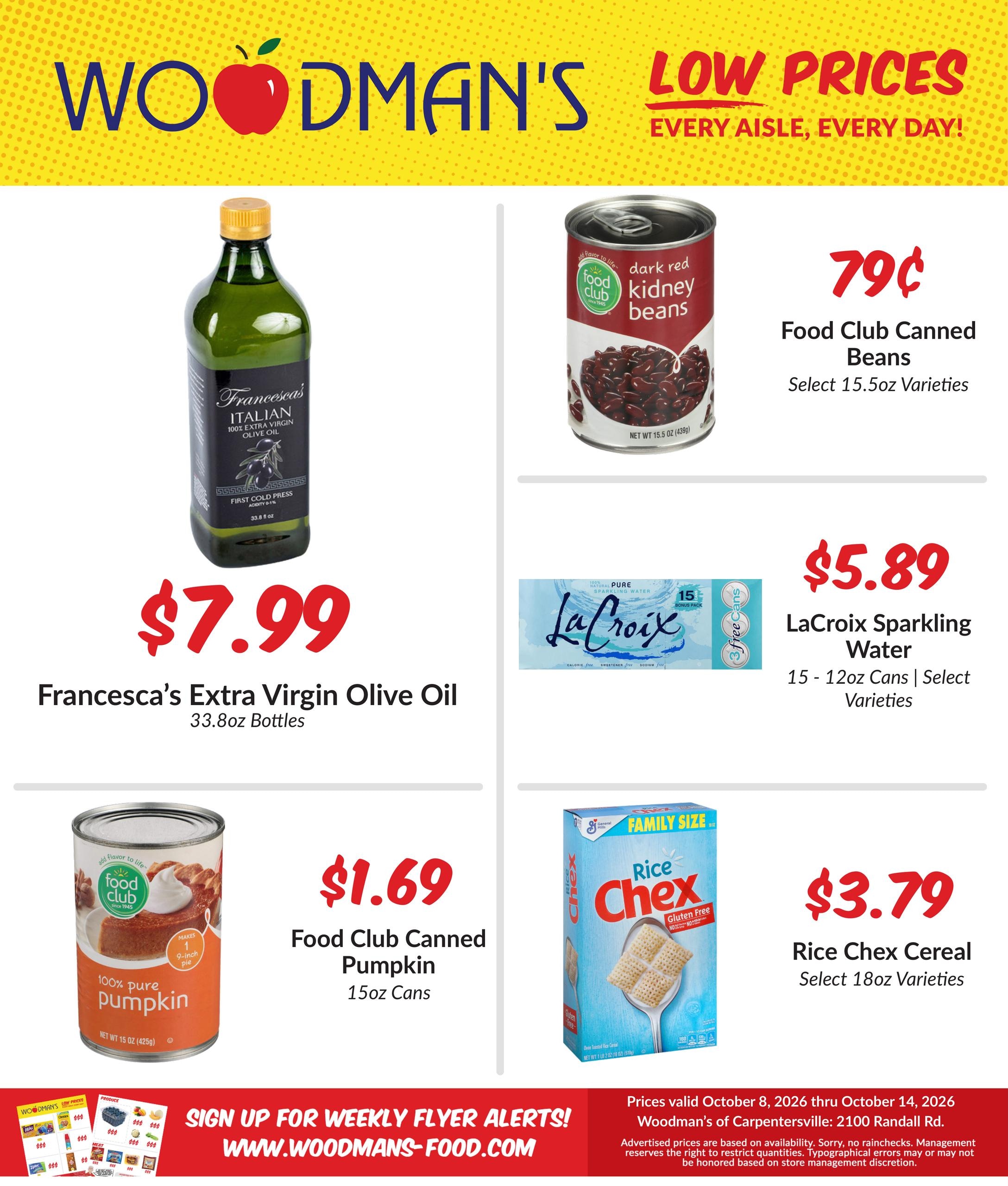 Woodman's Food Market weekly ad page 1