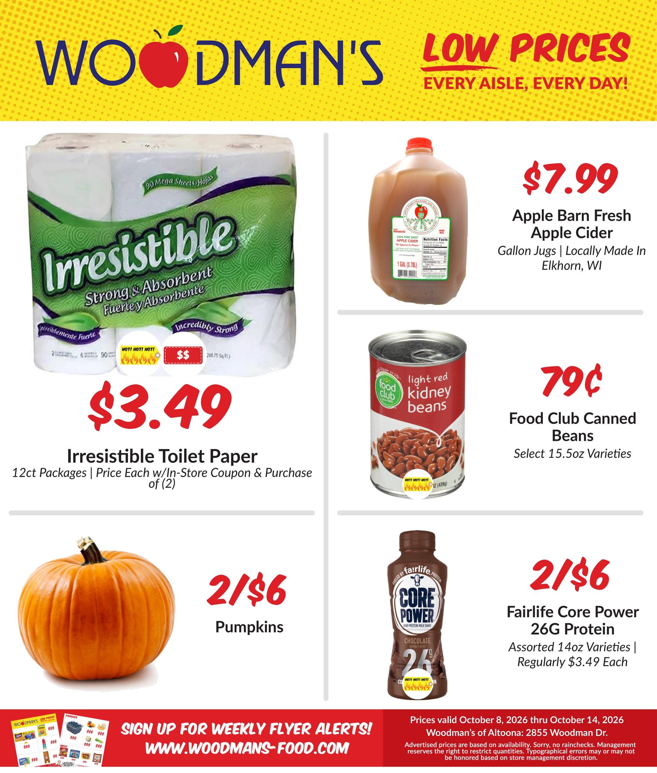 Woodman's Food Market weekly ad page 1