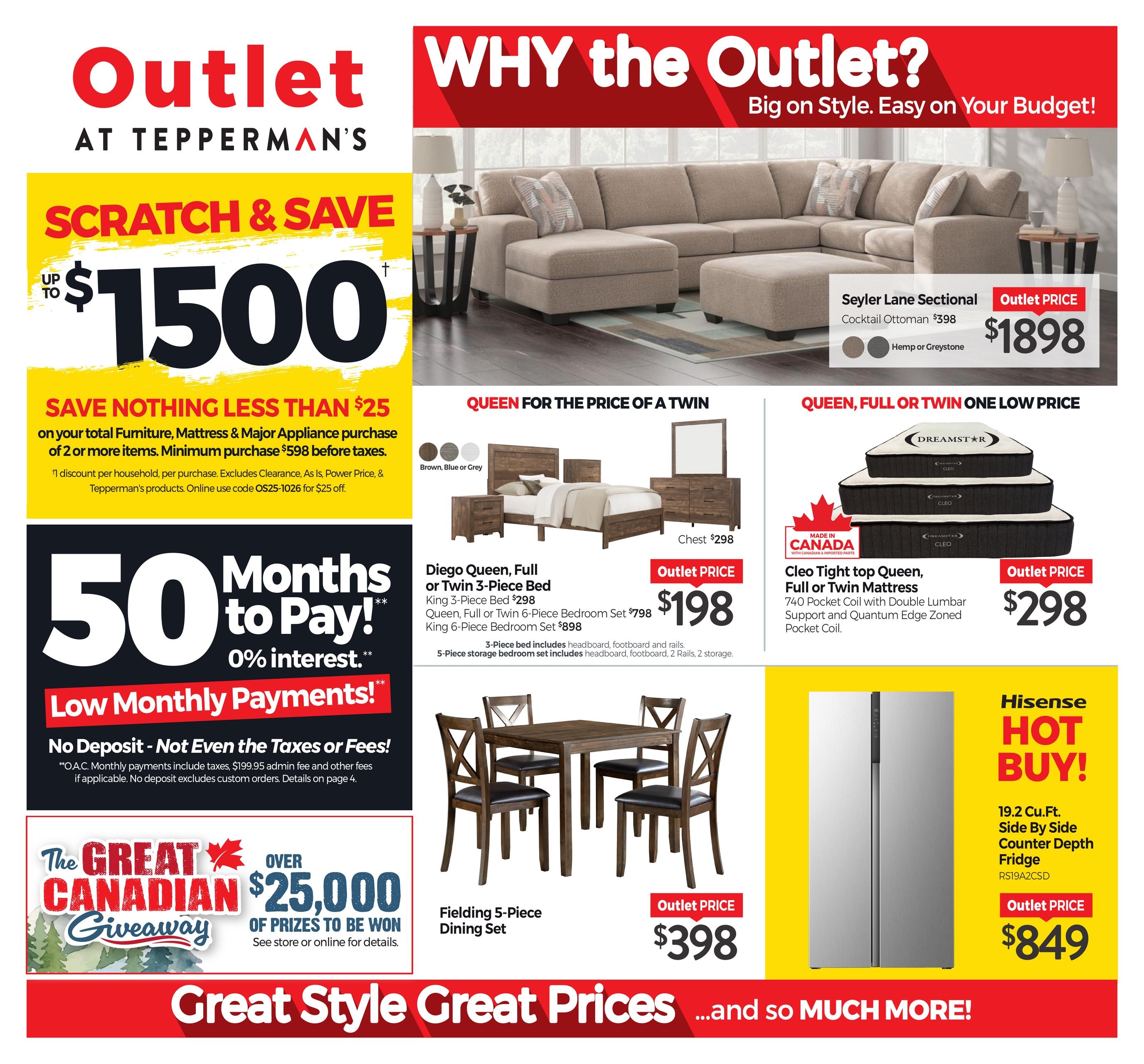 Tepperman's flyer page 1