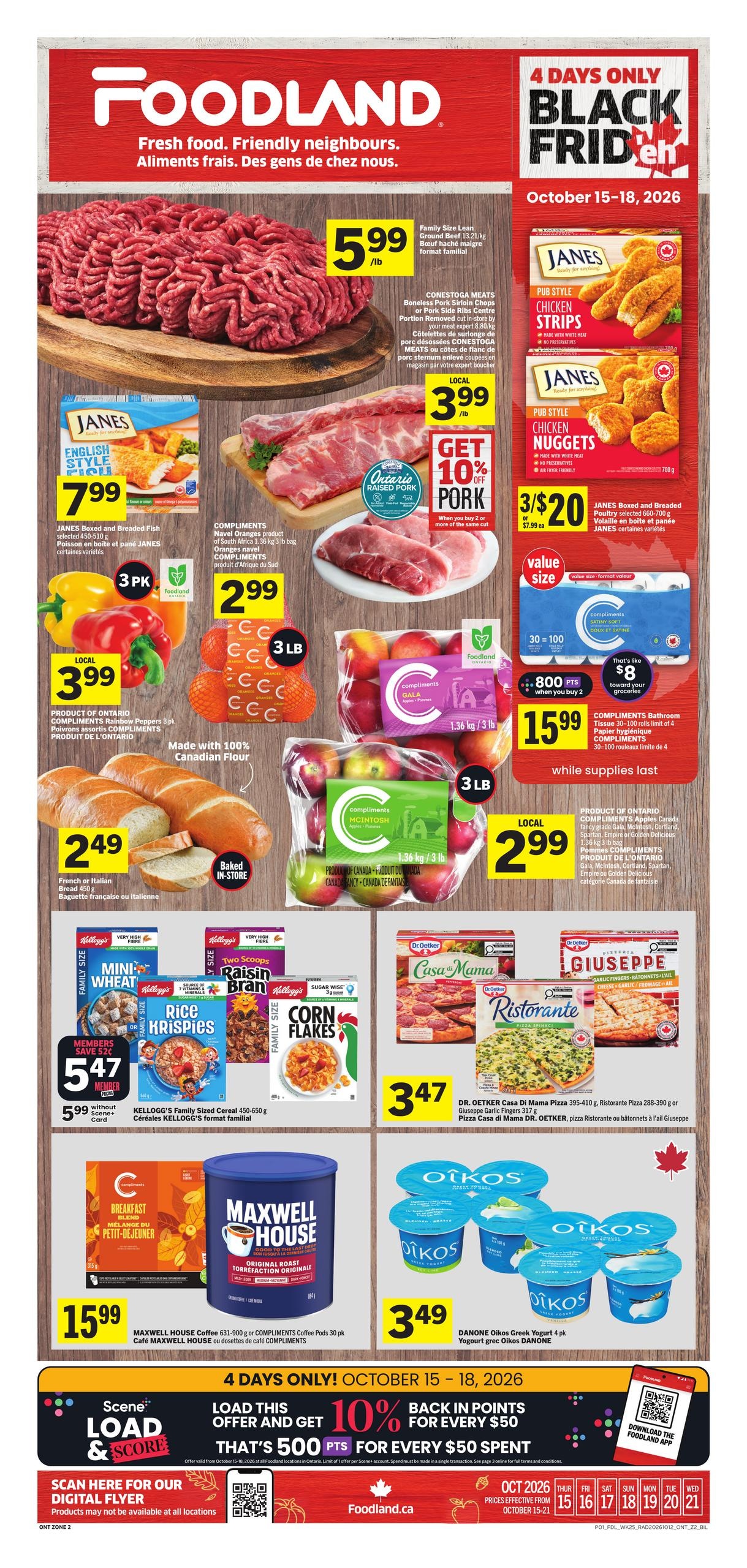 Foodland flyer page 1