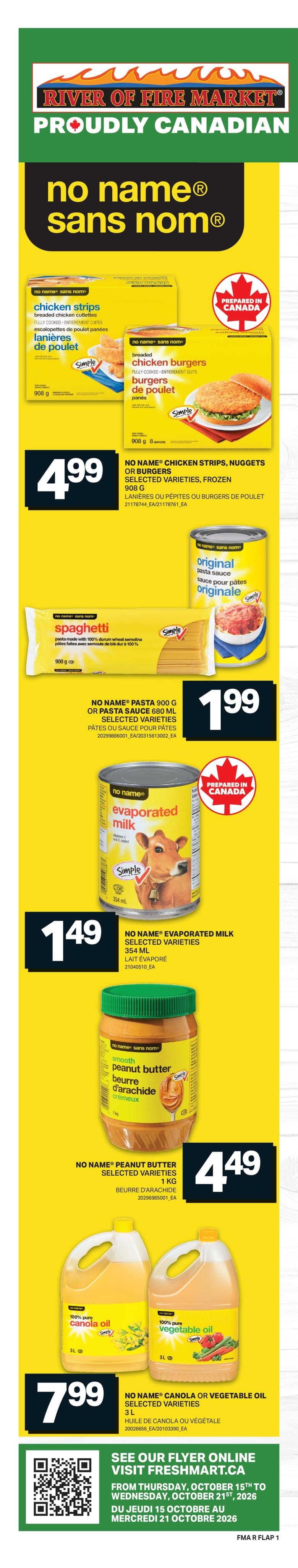 Freshmart flyer page 1