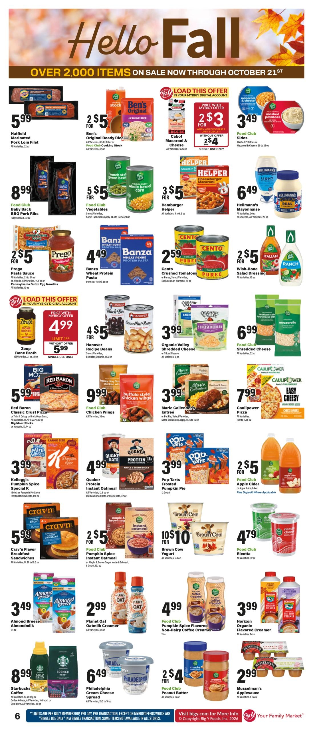 Big Y weekly ad page 1