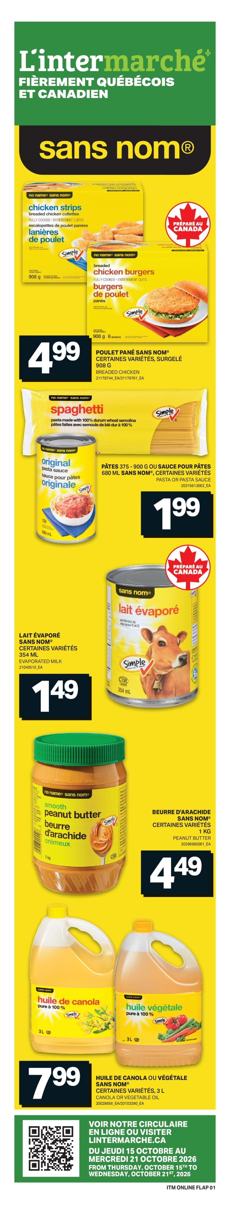 L'Inter-Marché flyer page 1
