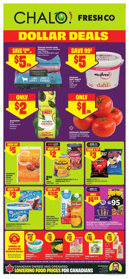 Chalo FreshCo Weekly eFlyer 10/15 - 10/21