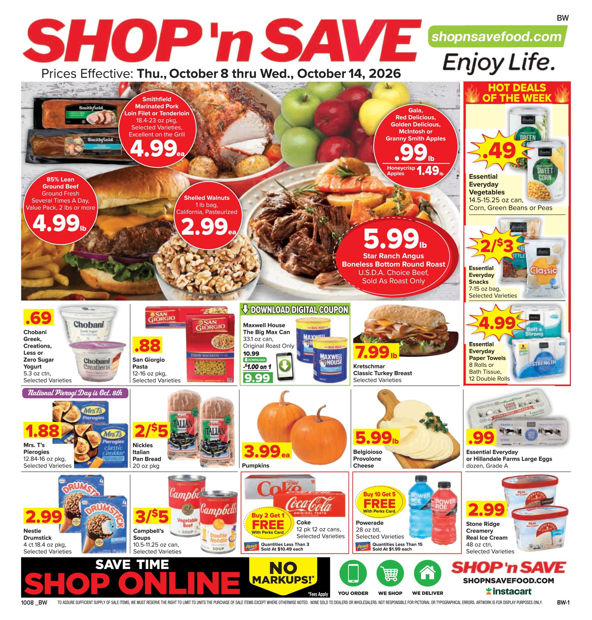 Shop 'n Save weekly ad page 1