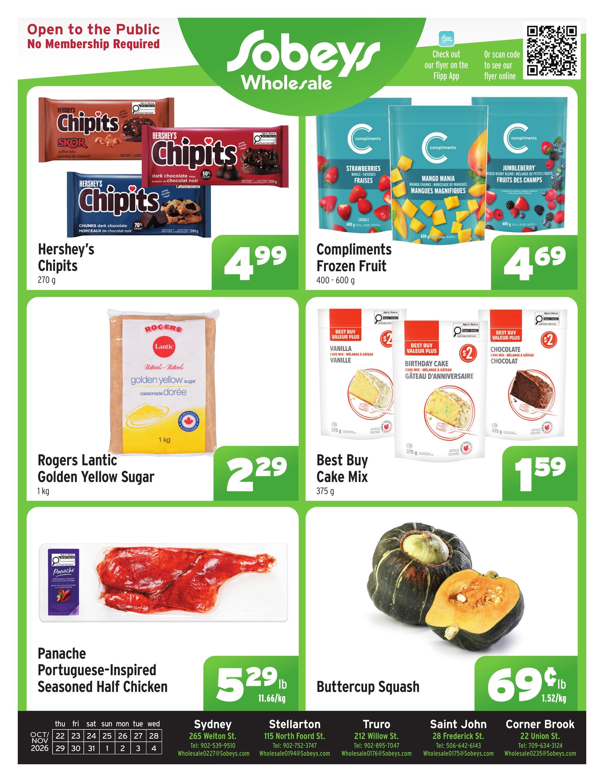Sobeys Wholesale flyer page 1