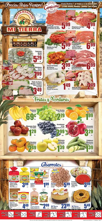 Supermercado Mi Tierra Indexed Weekly