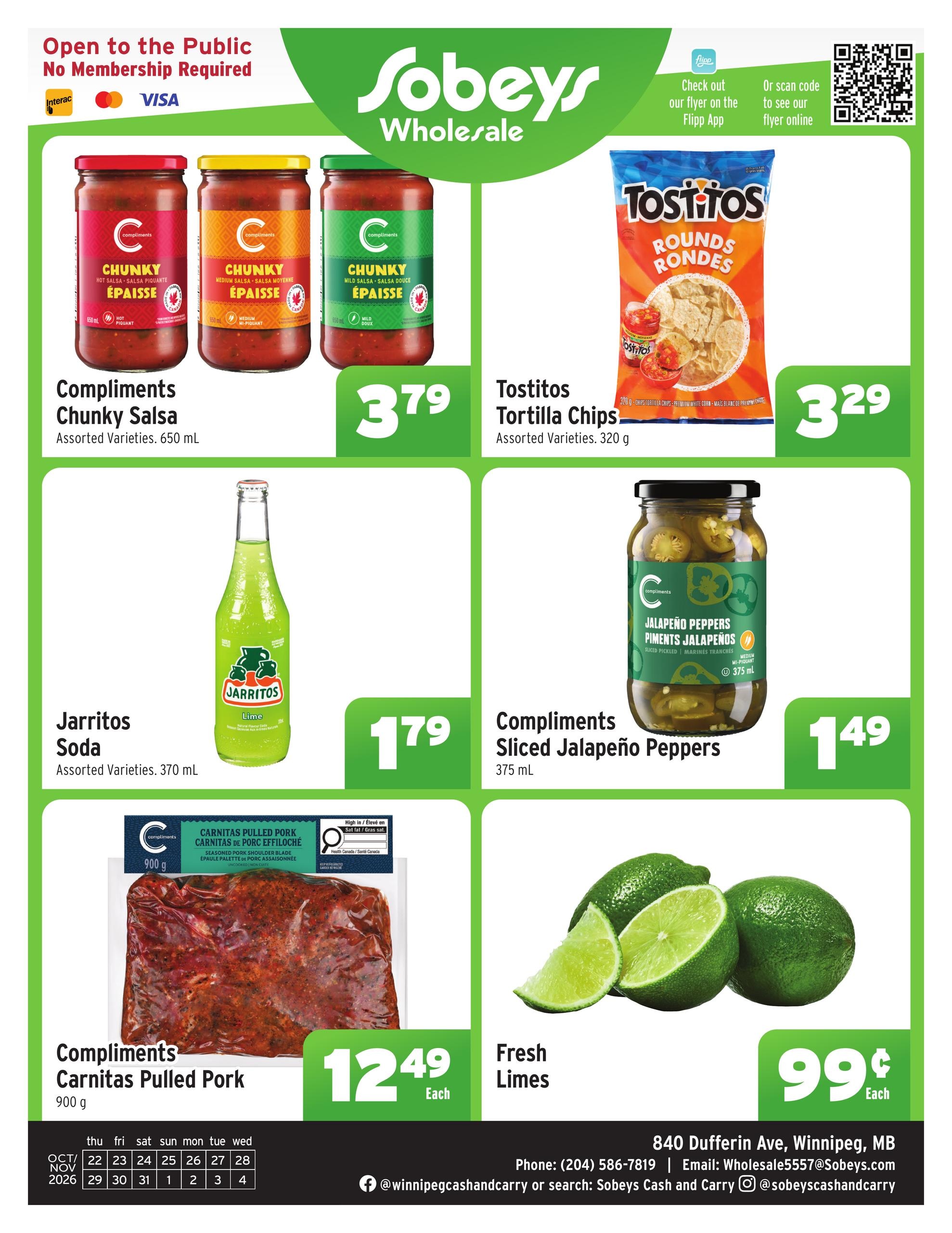 Sobeys Wholesale flyer page 1