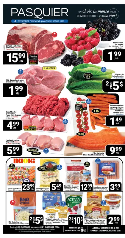 Pasquier Weekly (direct)