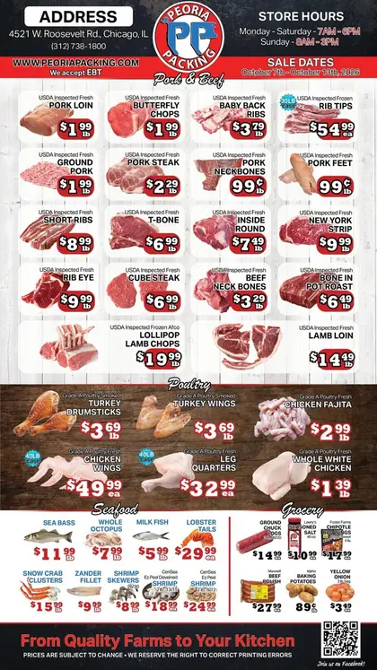 Peoria Packing Butcher Shop Indexed Weekly