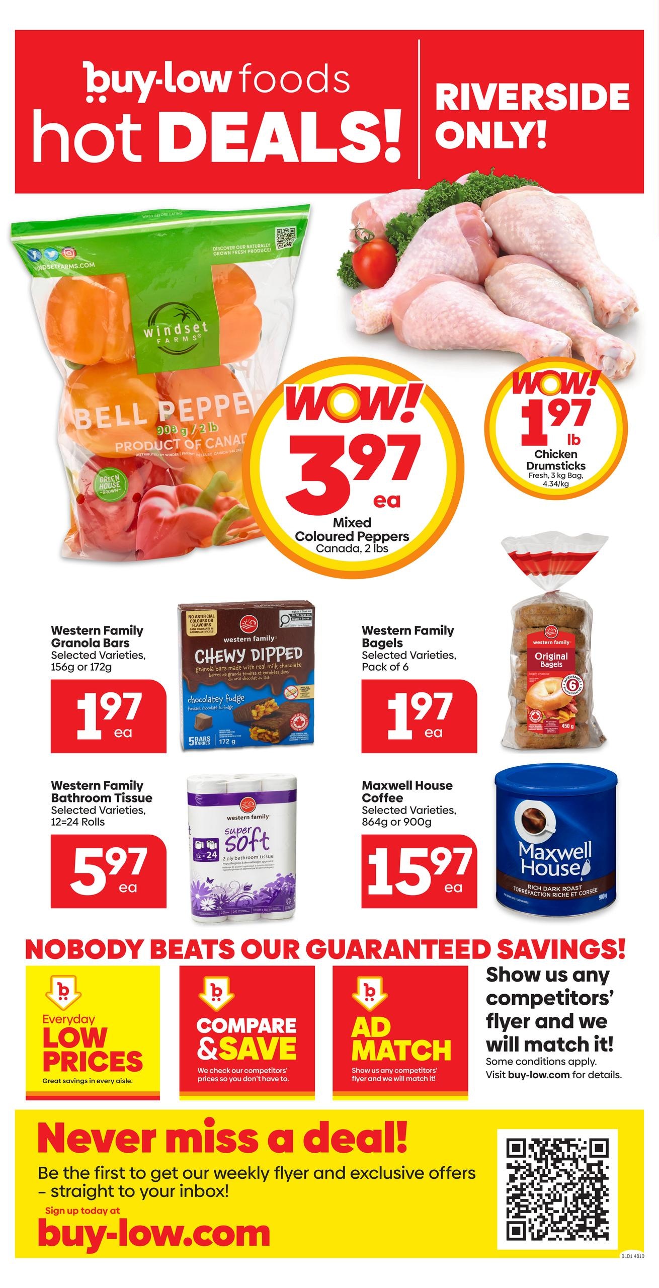 Buy-Low Foods flyer page 1