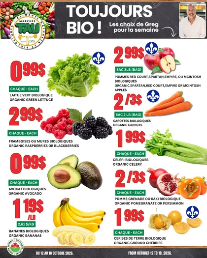 MarchesTAU Fruits & Vegetables Flyer