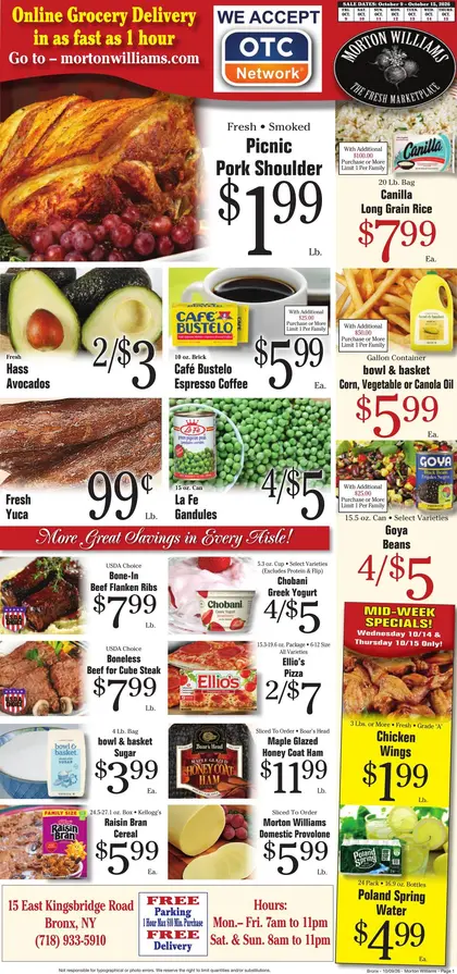 Morton Williams Supermarket Indexed Weekly