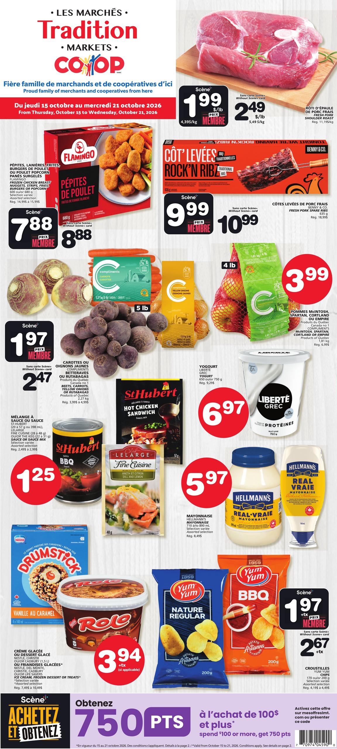 Les Marchés Tradition flyer page 1