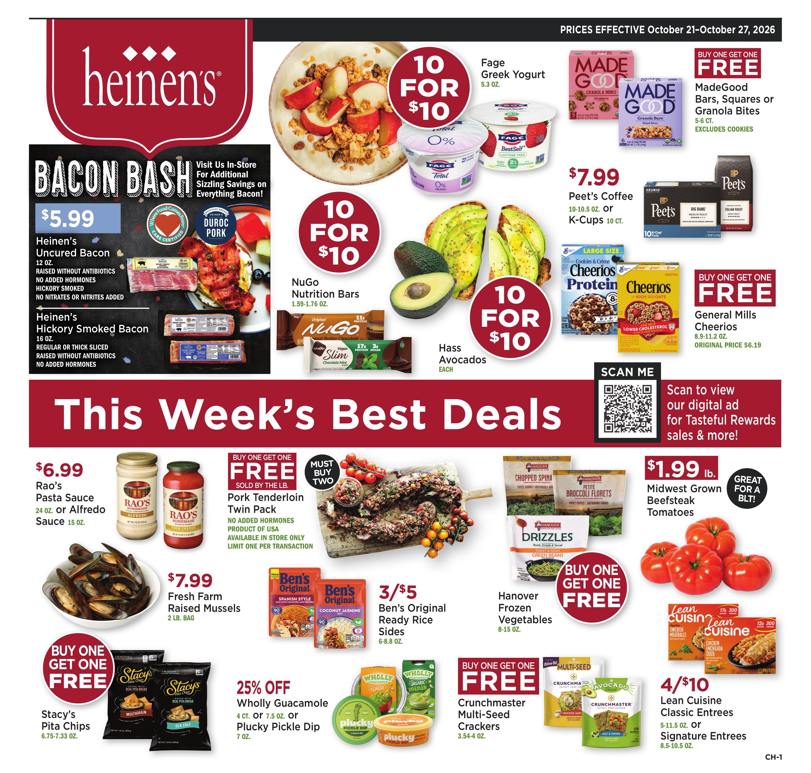 Heinen's Grocery Store weekly ad page 1