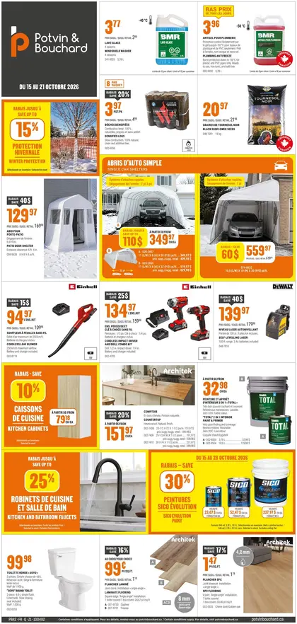 Potvin & Bouchard Weekly Flyer