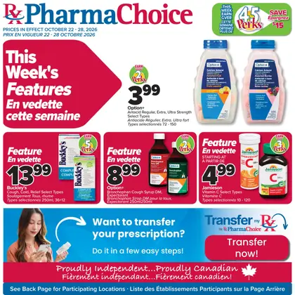PharmaChoice Health Centre Flyer